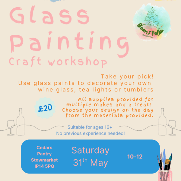 Cedars glass painting