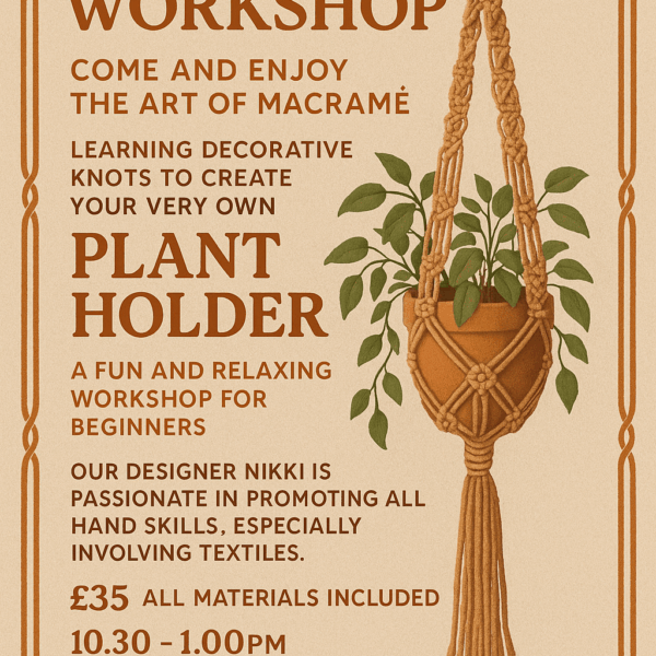 Macrame Workshop poster